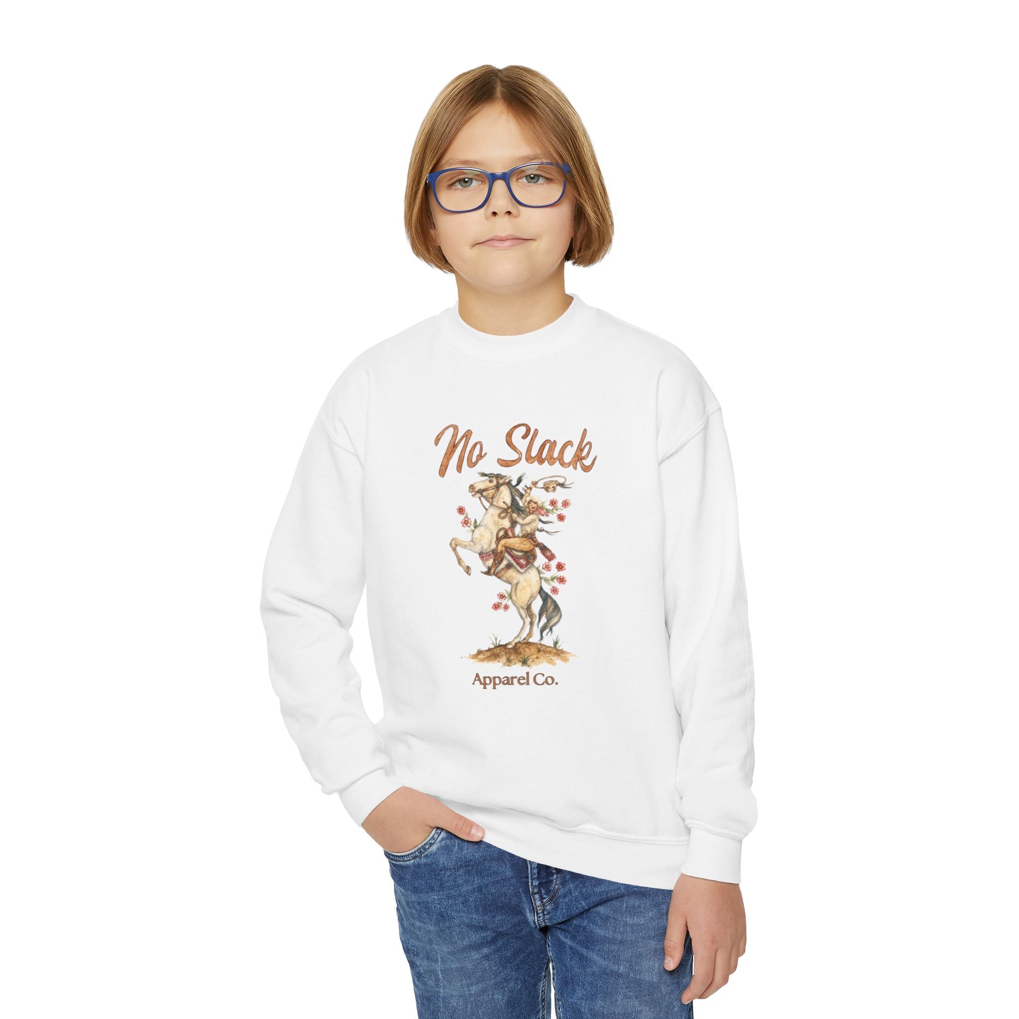 Ride Em Cowgirl Youth Crewneck