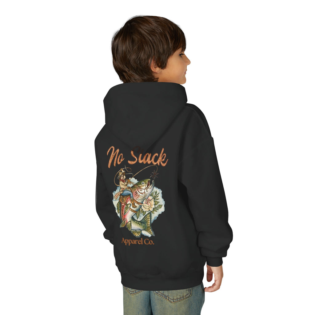 Cowgirl Trout Youth Hooded Sweatshirt