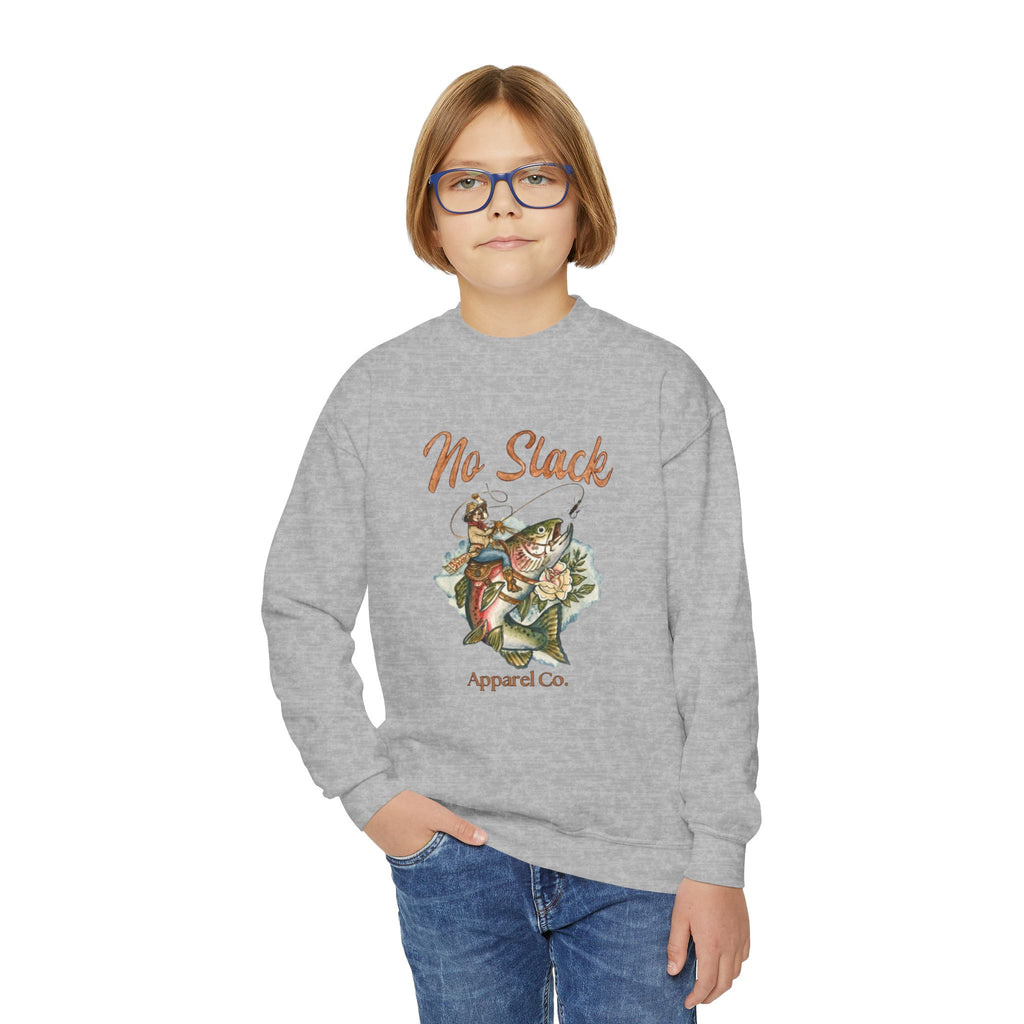 Cowgirl Trout Youth Crewneck