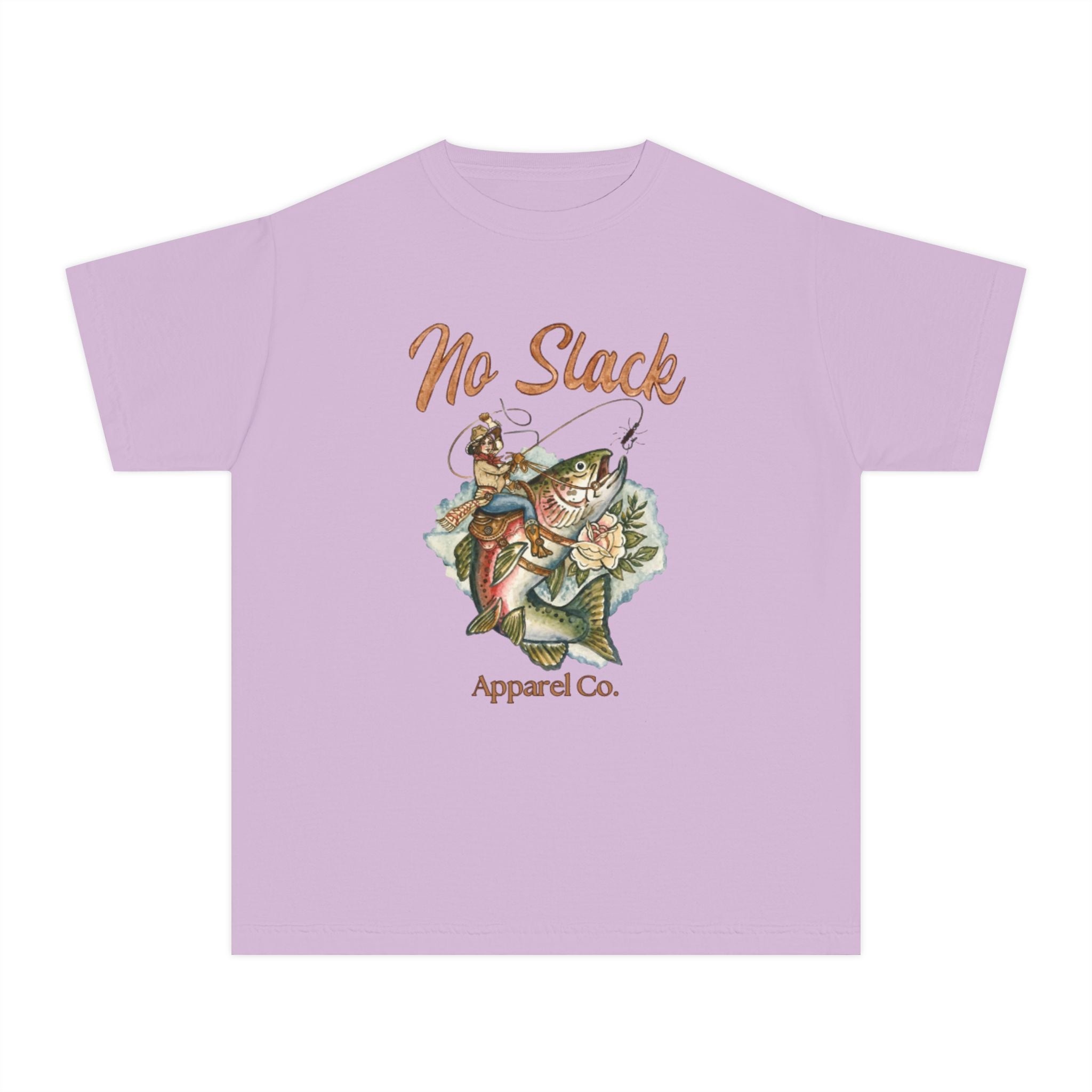 Cowgirl Trout Youth Cotton Tshirt