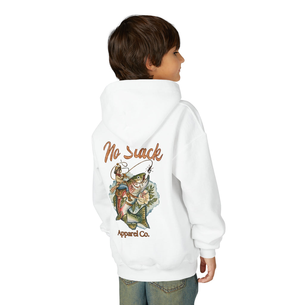 Cowgirl Trout Youth Hooded Sweatshirt