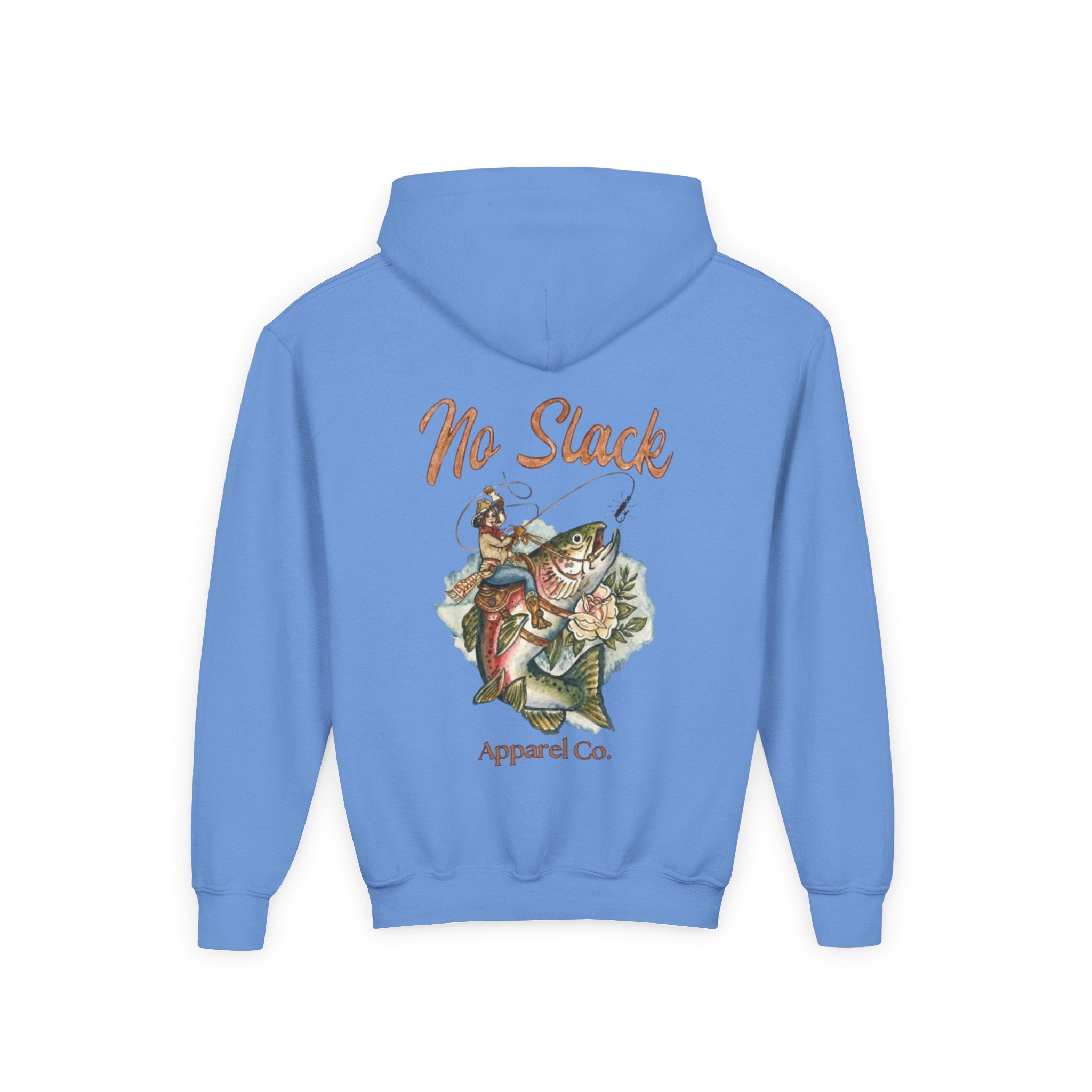 Cowgirl Trout Youth Hooded Sweatshirt