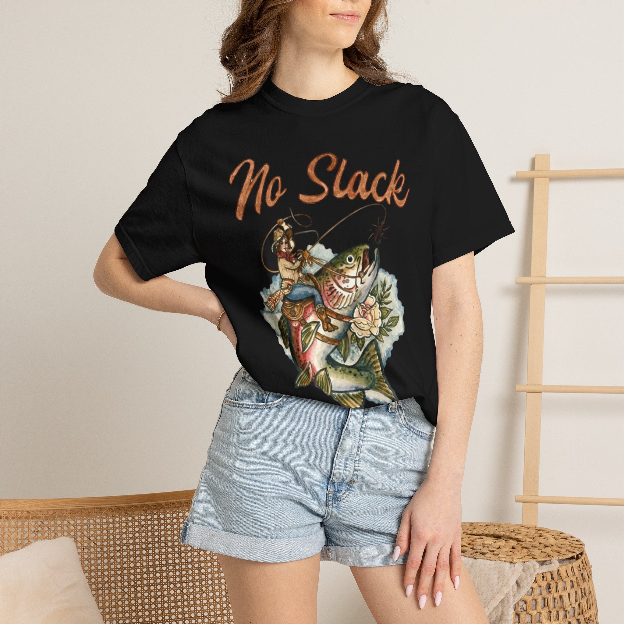 Cowgirl Trout Cotton Tshirt