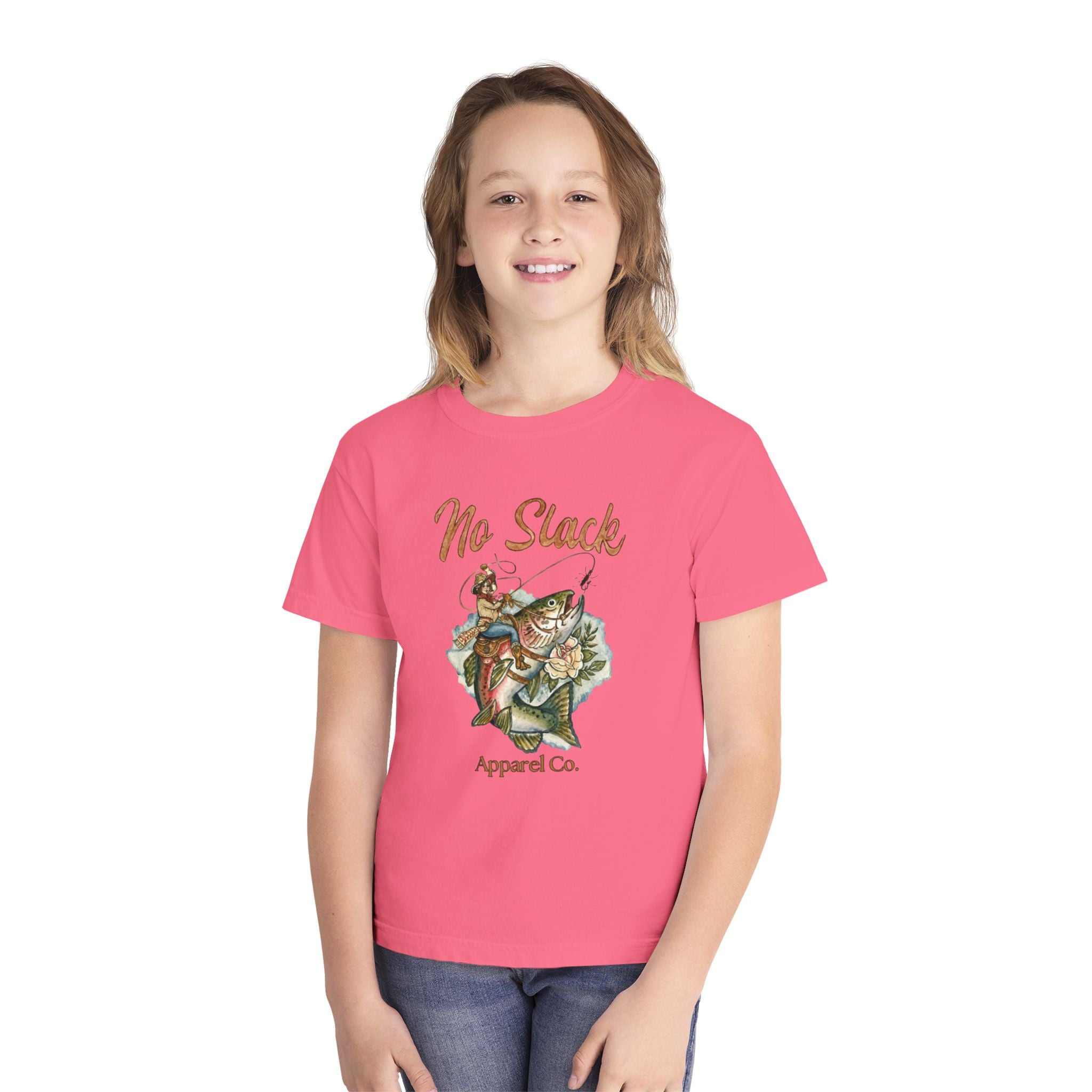 Cowgirl Trout Youth Cotton Tshirt