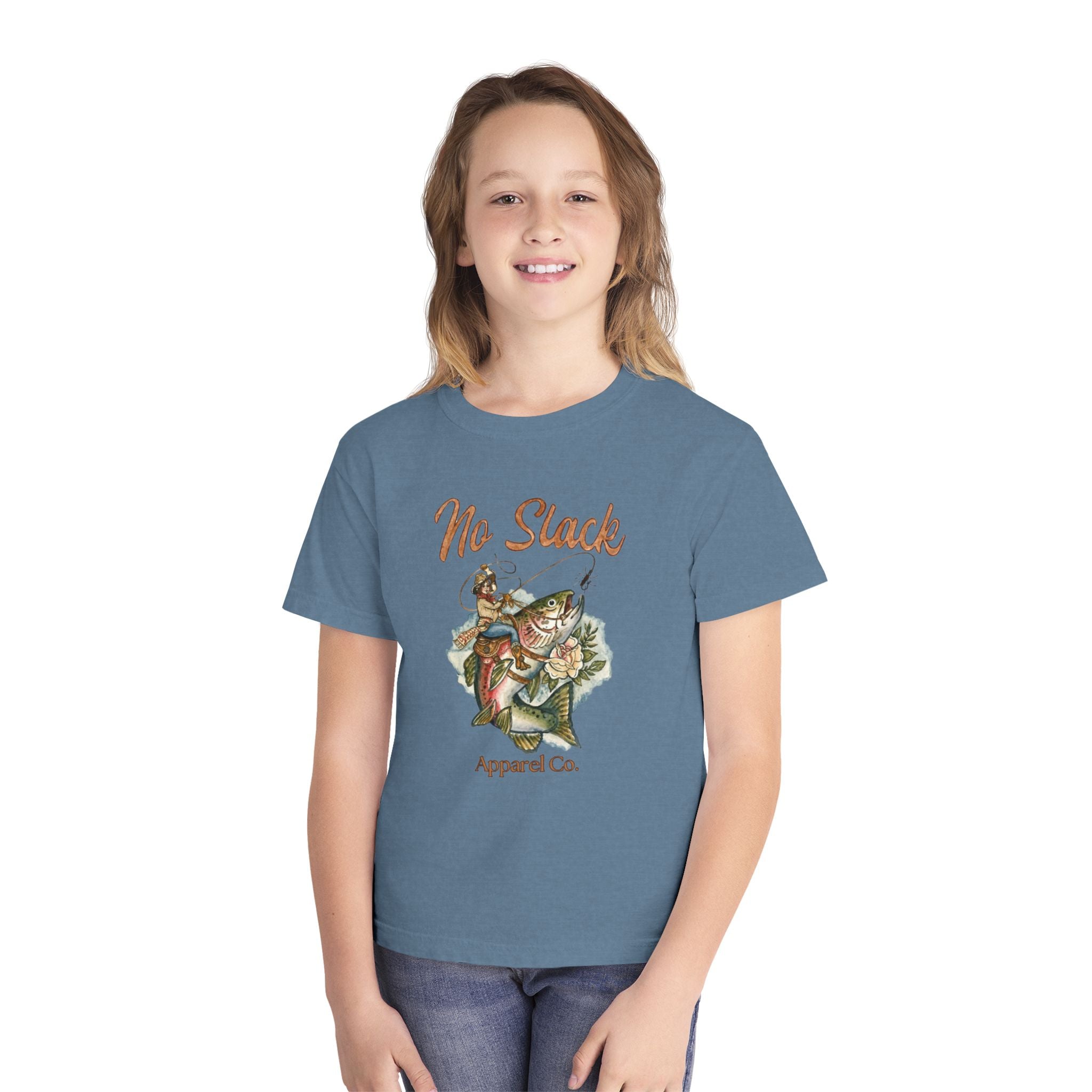 Cowgirl Trout Youth Cotton Tshirt