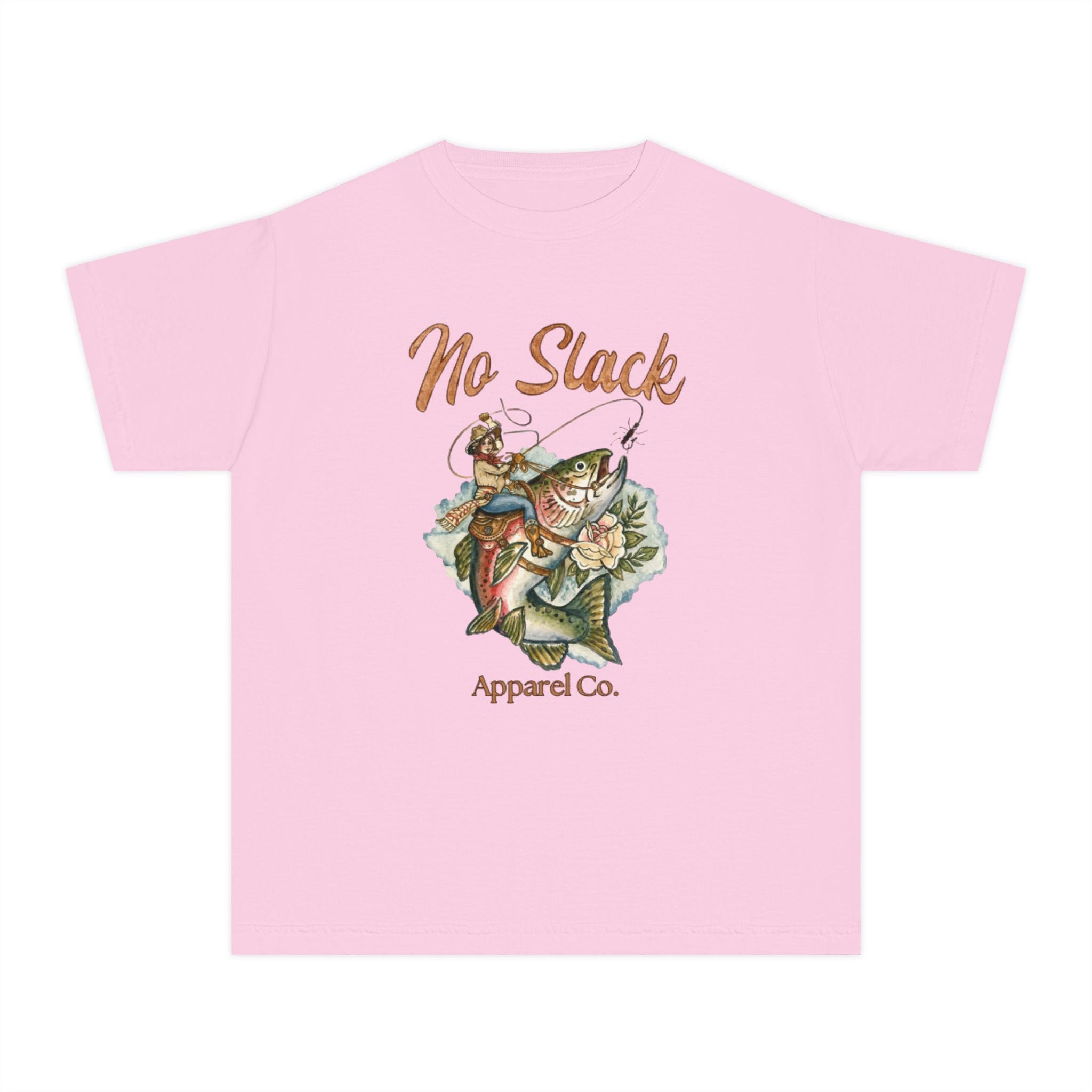 Cowgirl Trout Youth Cotton Tshirt