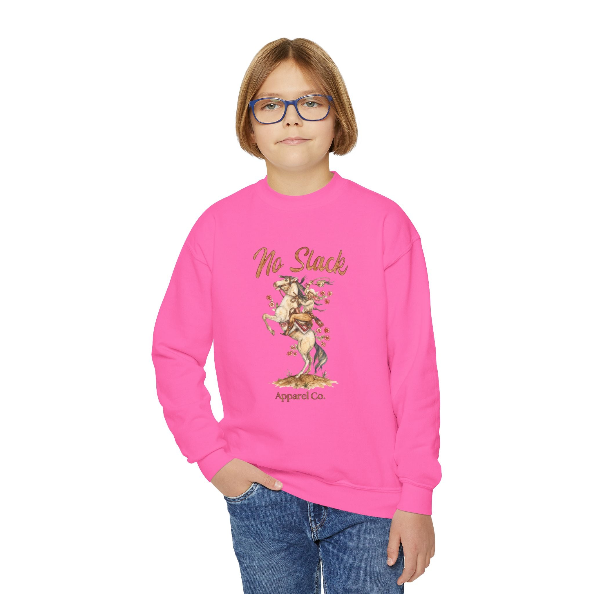Ride Em Cowgirl Youth Crewneck