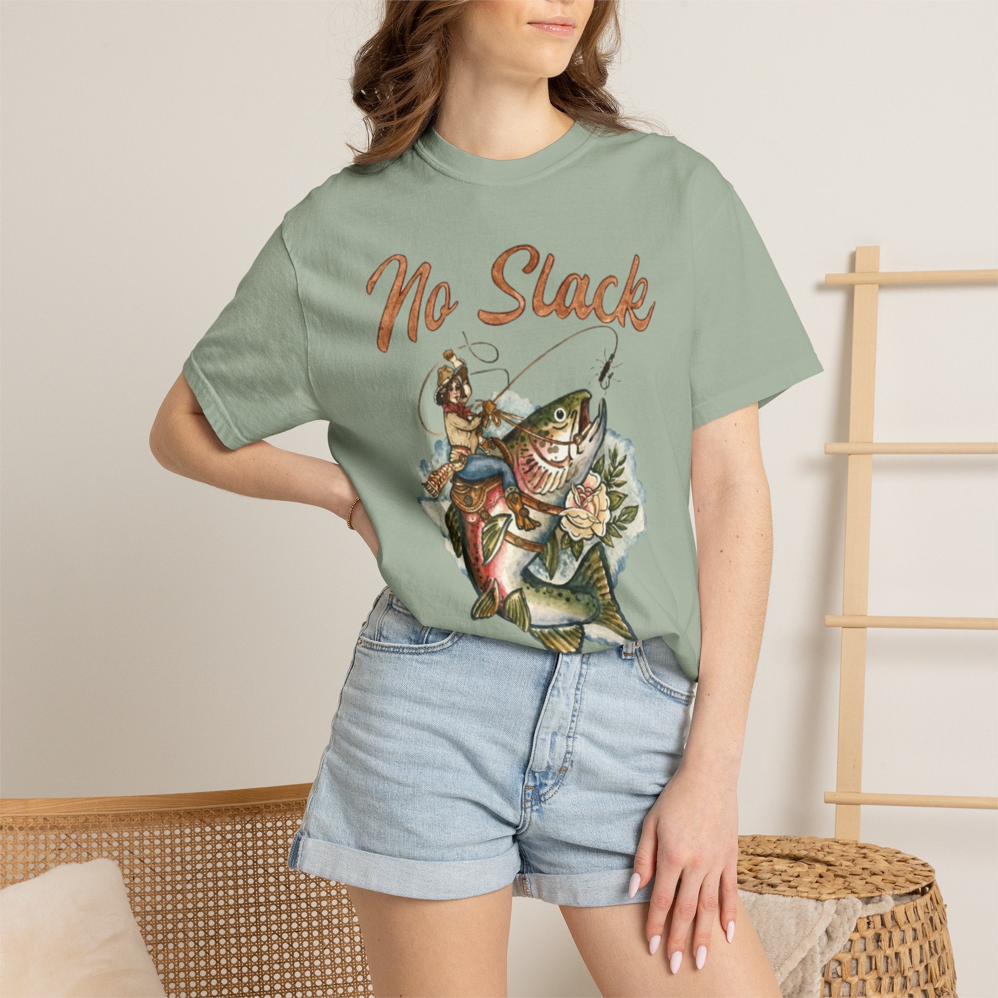 Cowgirl Trout Cotton Tshirt