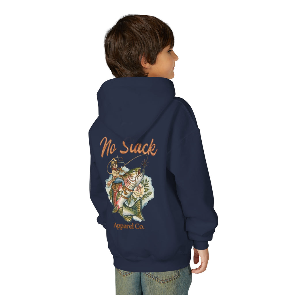 Cowgirl Trout Youth Hooded Sweatshirt