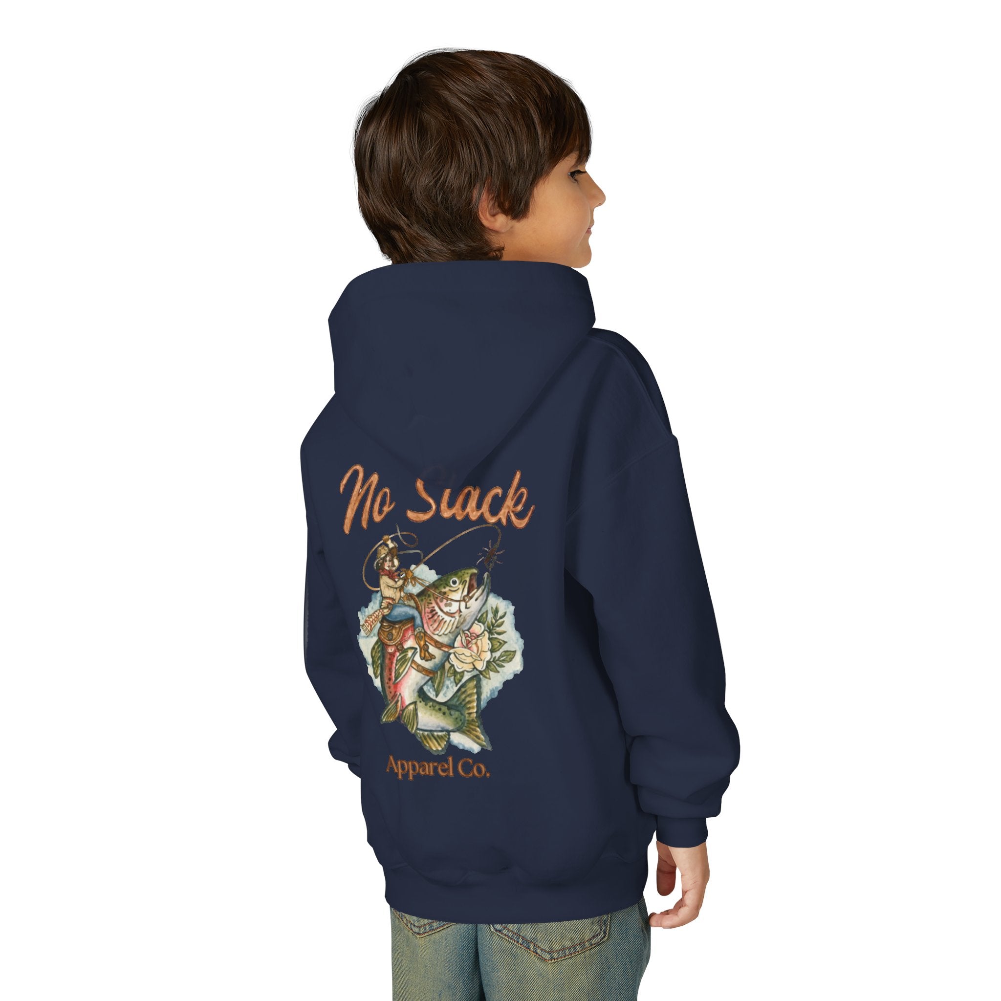 Cowgirl Trout Youth Hooded Sweatshirt
