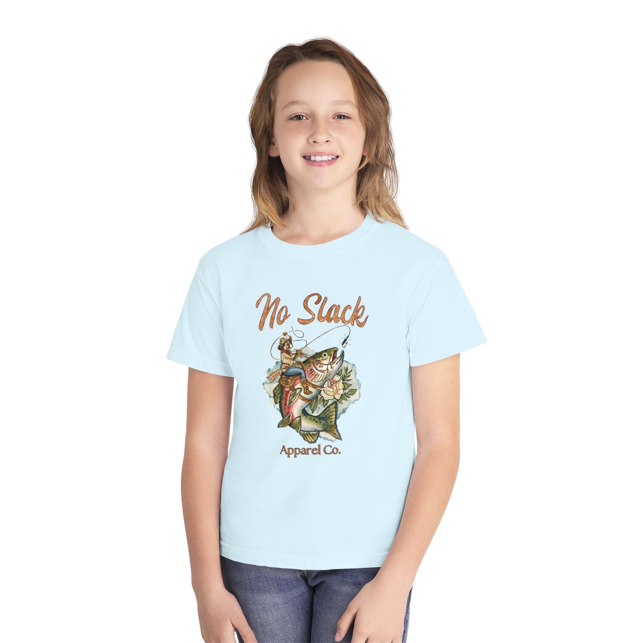 Cowgirl Trout Youth Cotton Tshirt