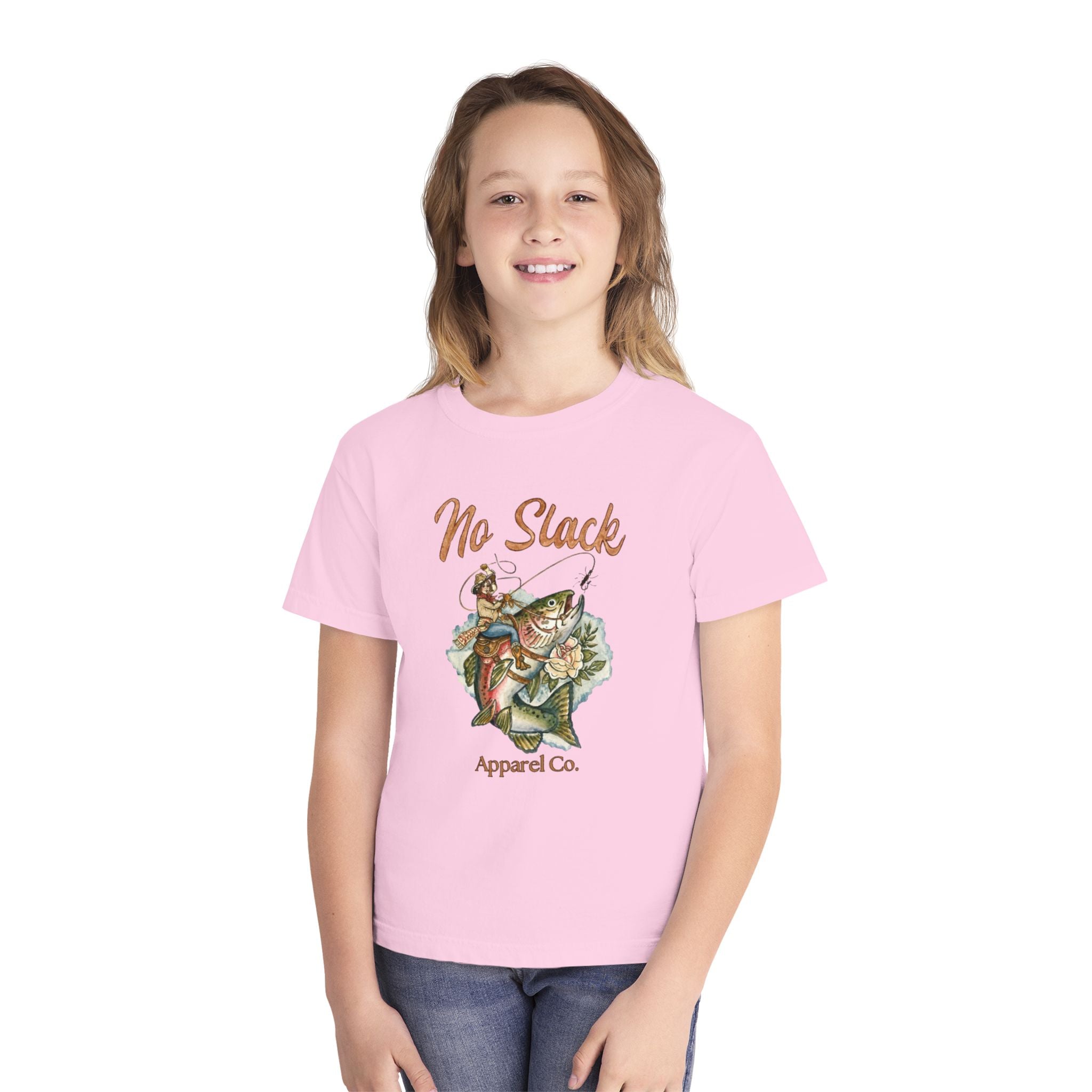 Cowgirl Trout Youth Cotton Tshirt