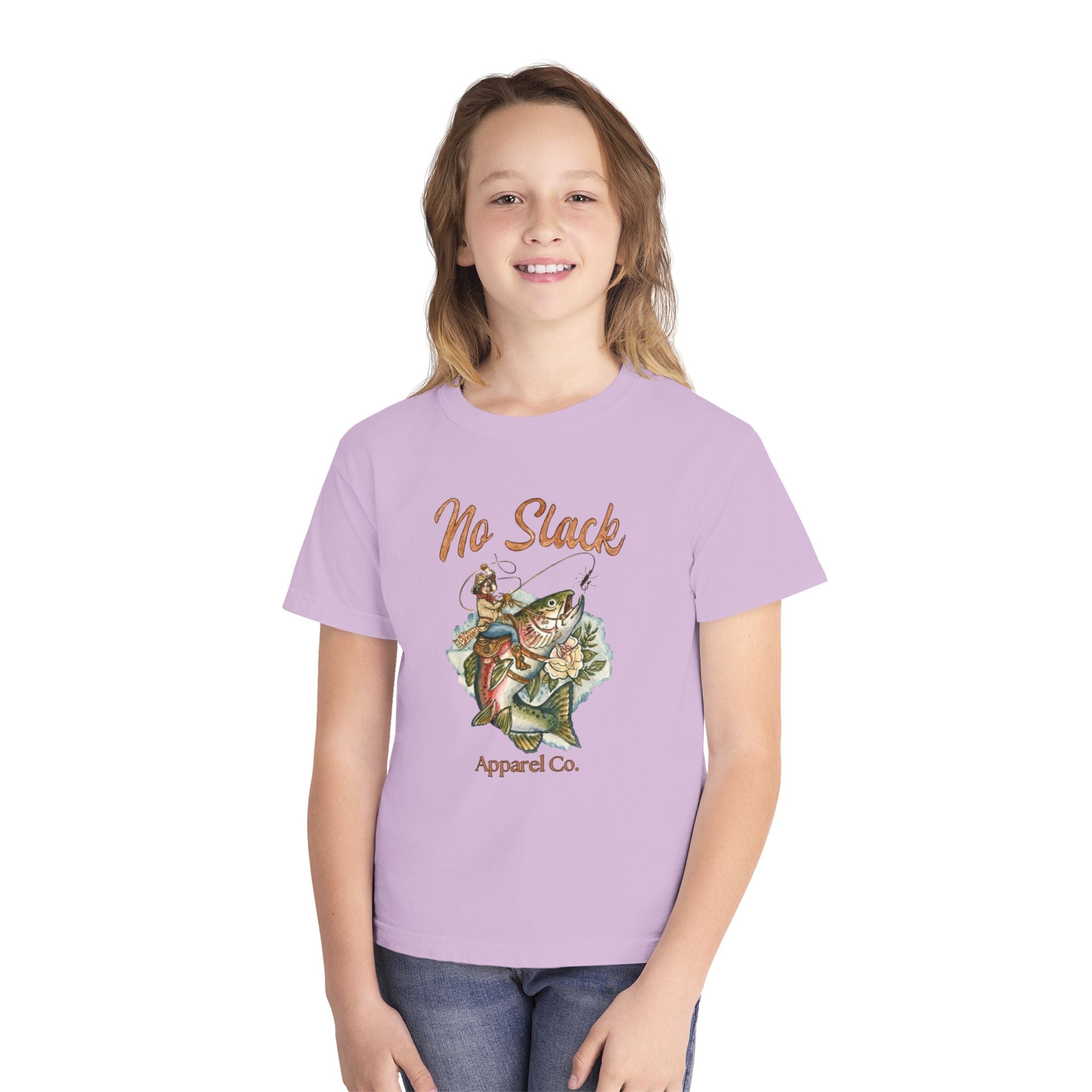 Cowgirl Trout Youth Cotton Tshirt