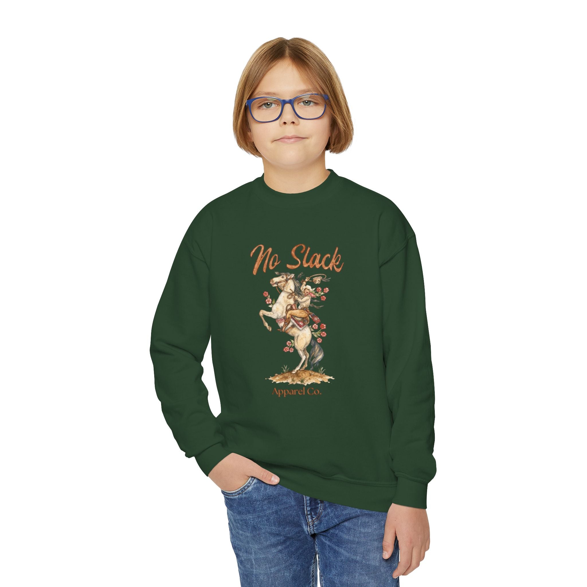 Ride Em Cowgirl Youth Crewneck