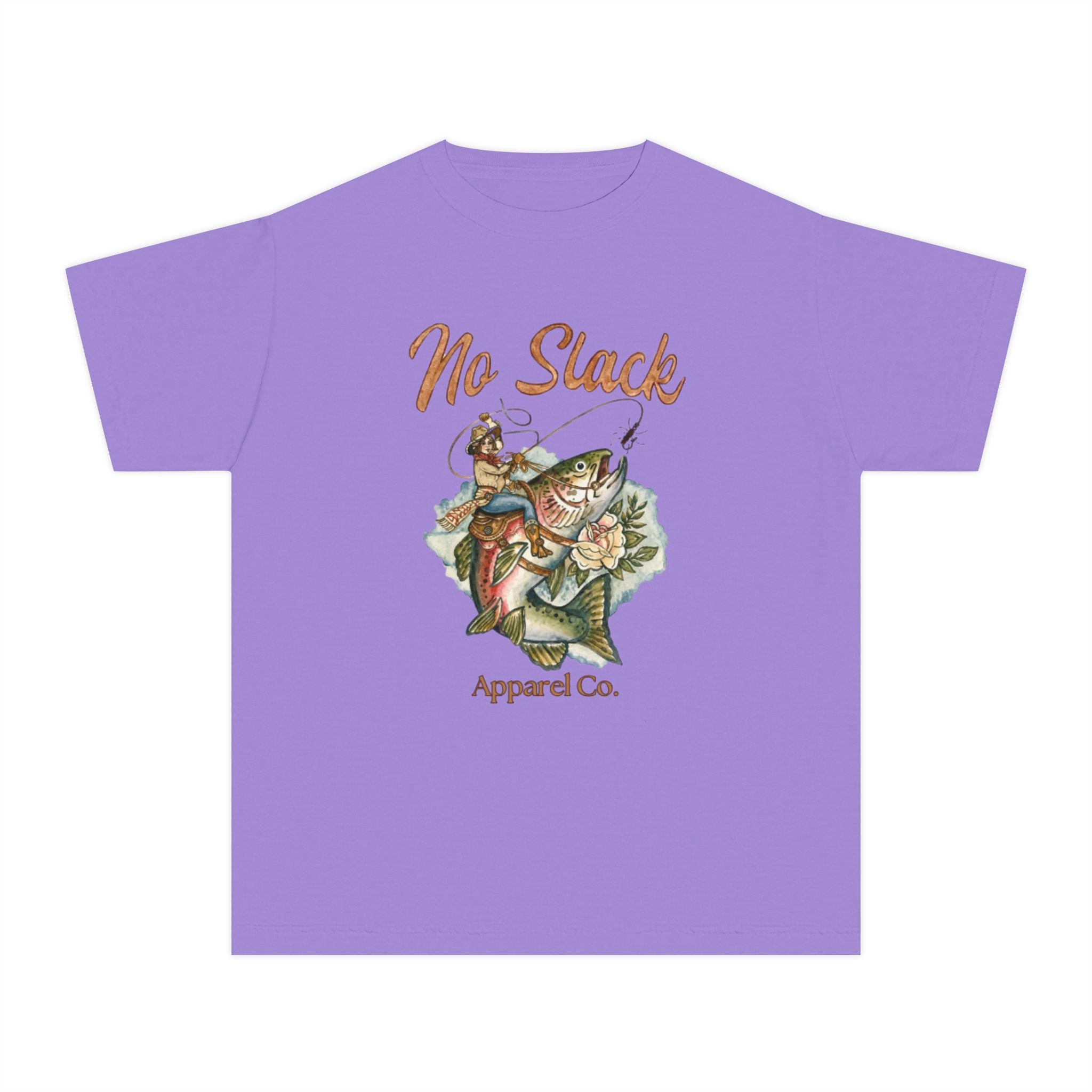 Cowgirl Trout Youth Cotton Tshirt
