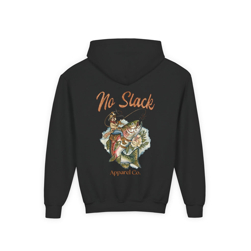 Cowgirl Trout Youth Hooded Sweatshirt