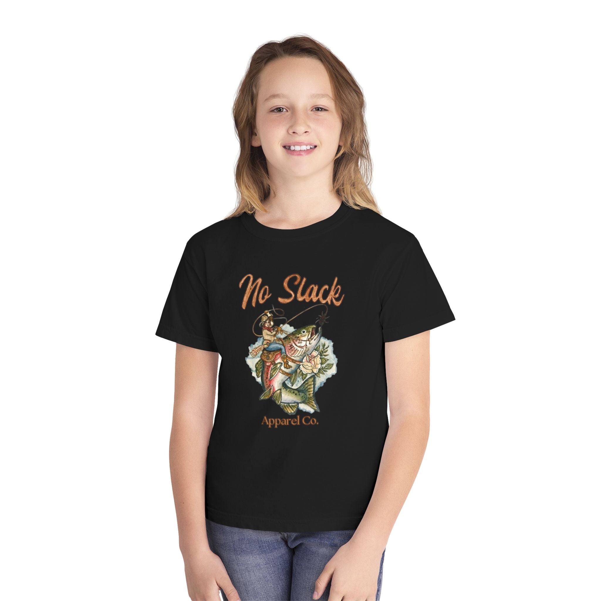 Cowgirl Trout Youth Cotton Tshirt