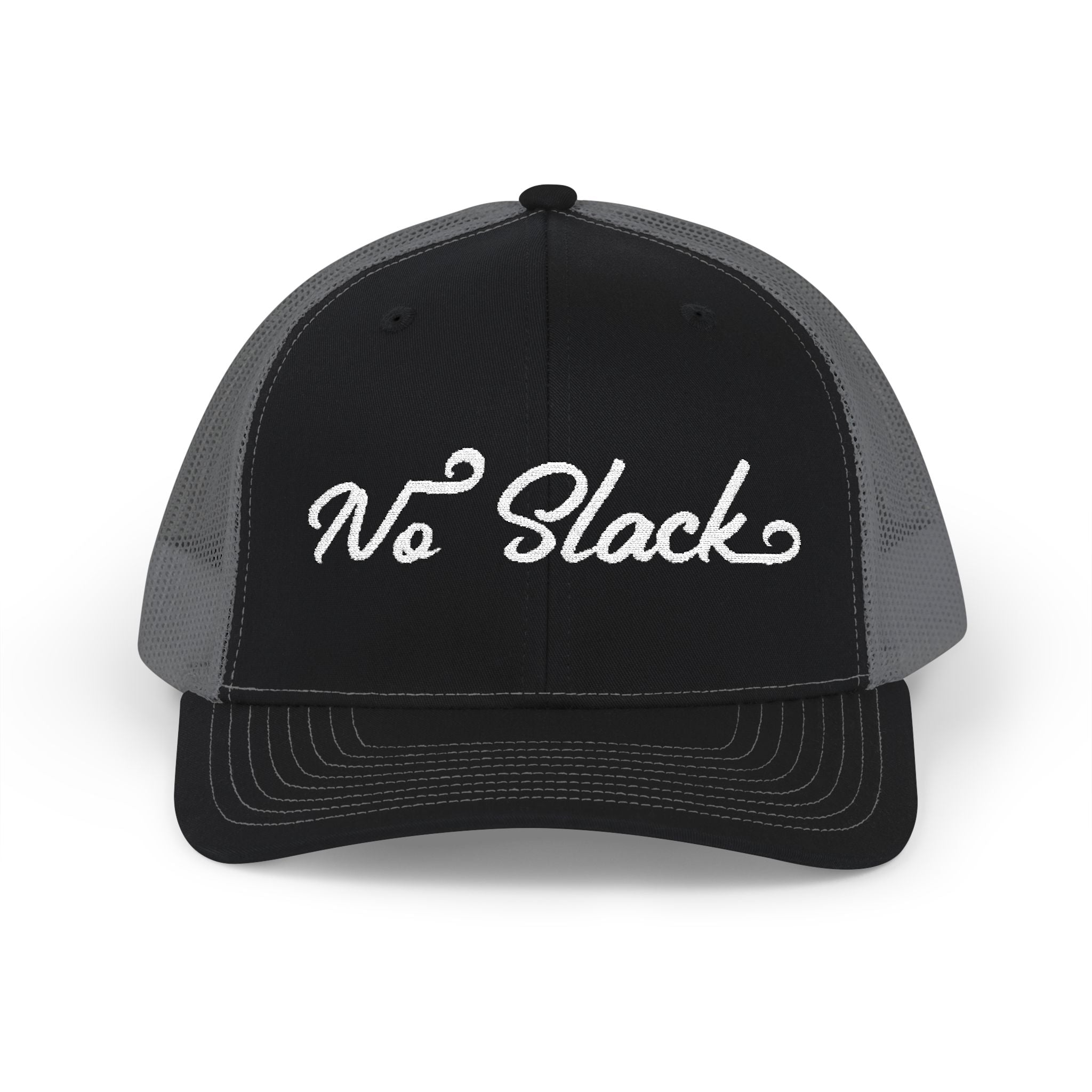 No Slack Embroidered Trucker Cap