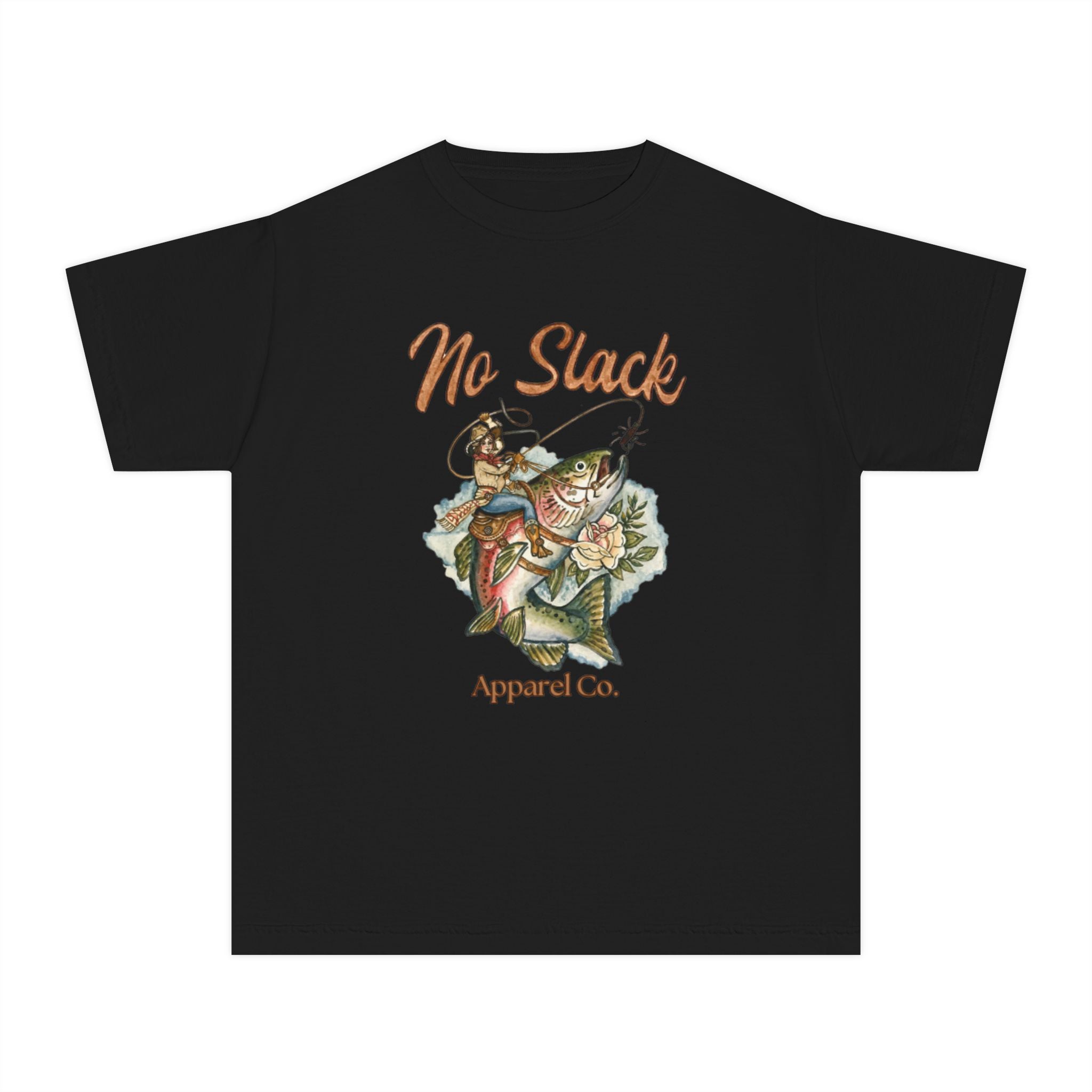 Cowgirl Trout Youth Cotton Tshirt
