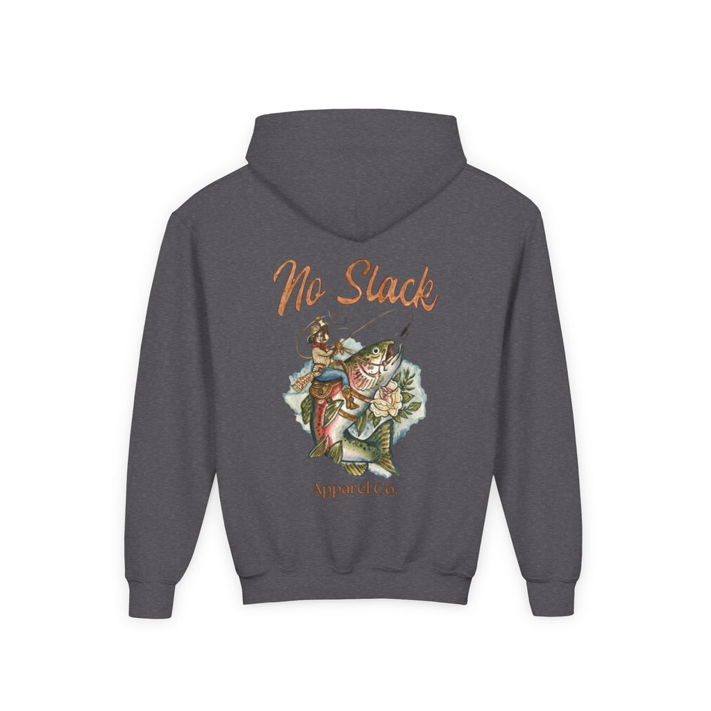 Cowgirl Trout Youth Hooded Sweatshirt