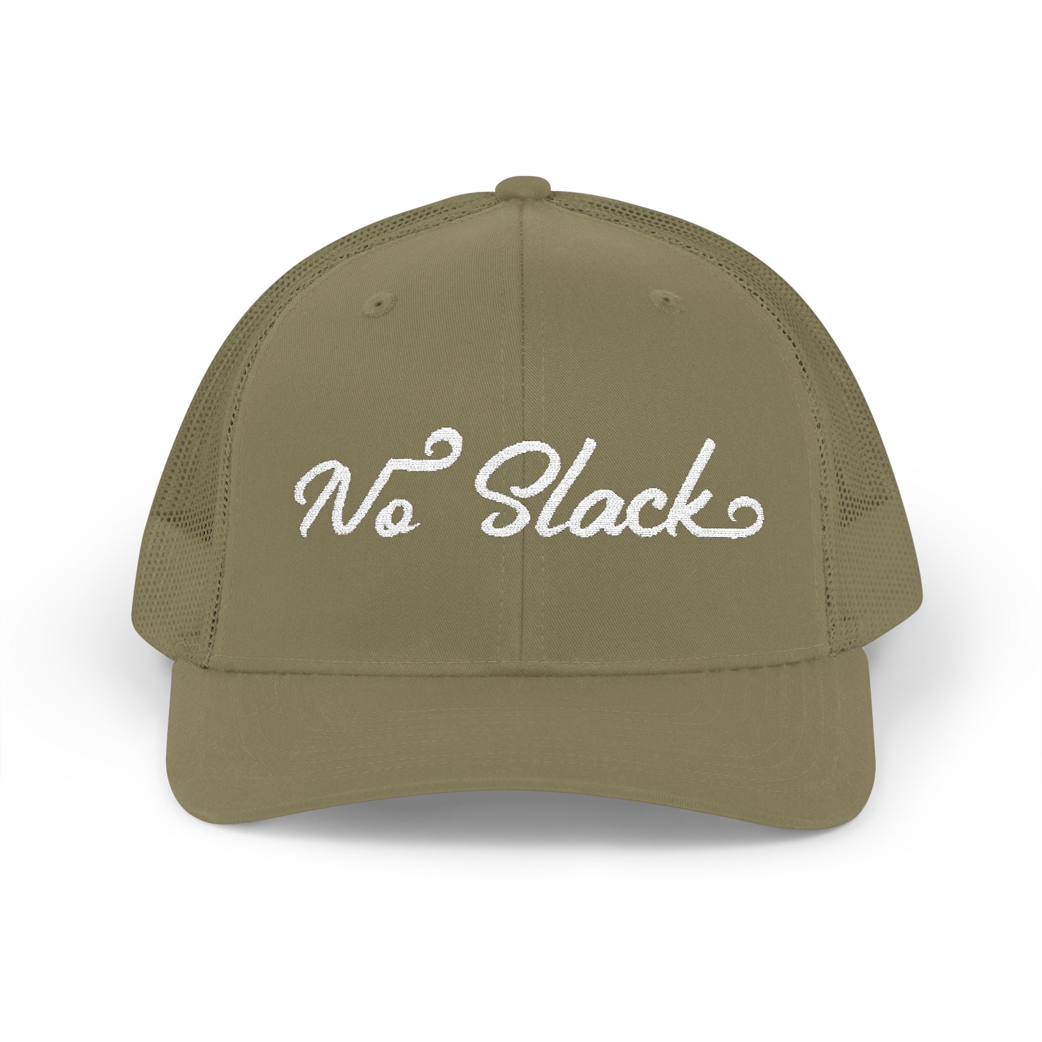 No Slack Embroidered Trucker Cap