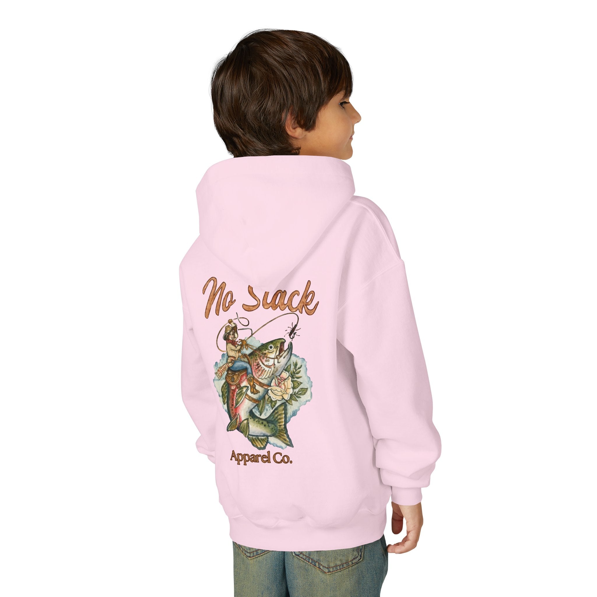 Cowgirl Trout Youth Hooded Sweatshirt