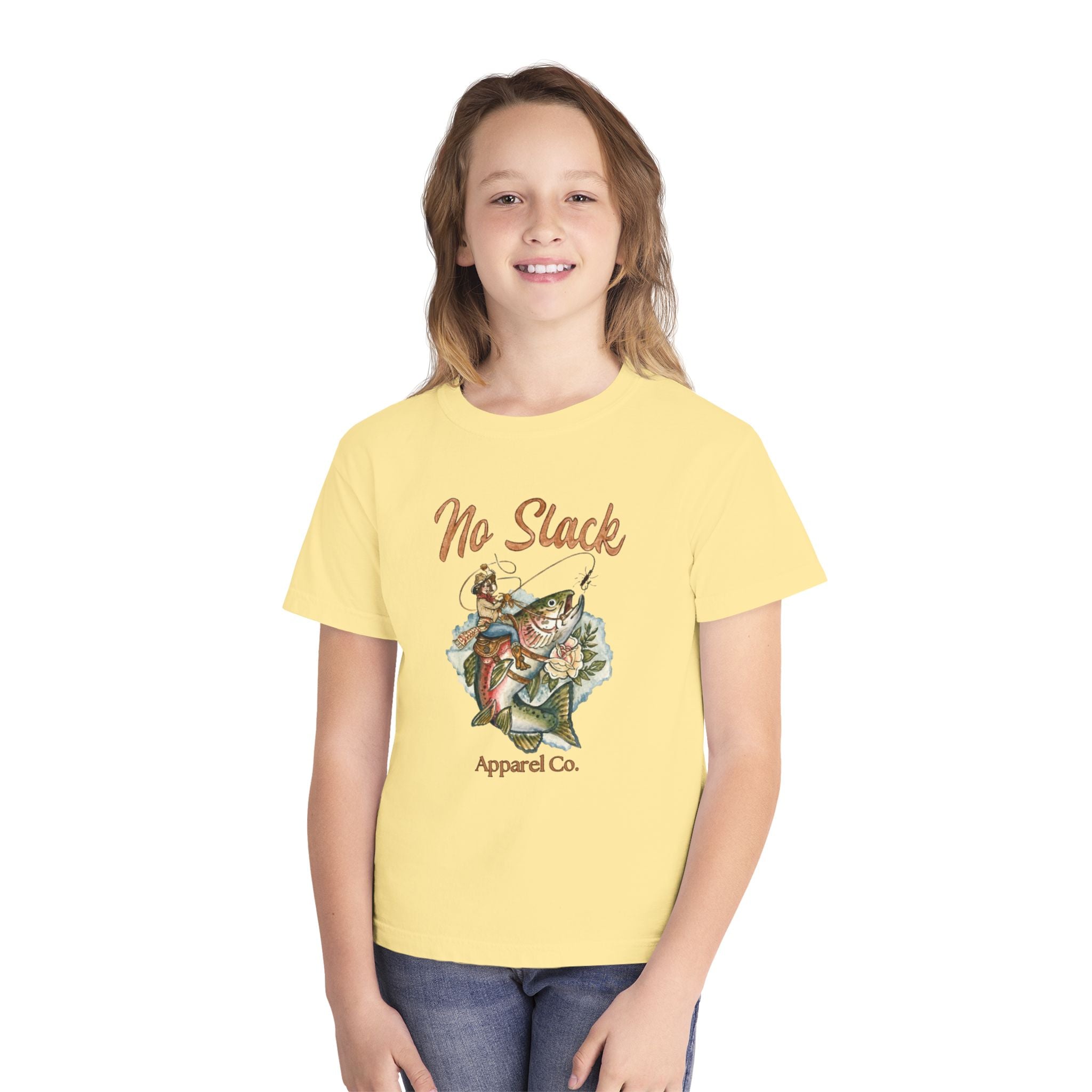 Cowgirl Trout Youth Cotton Tshirt