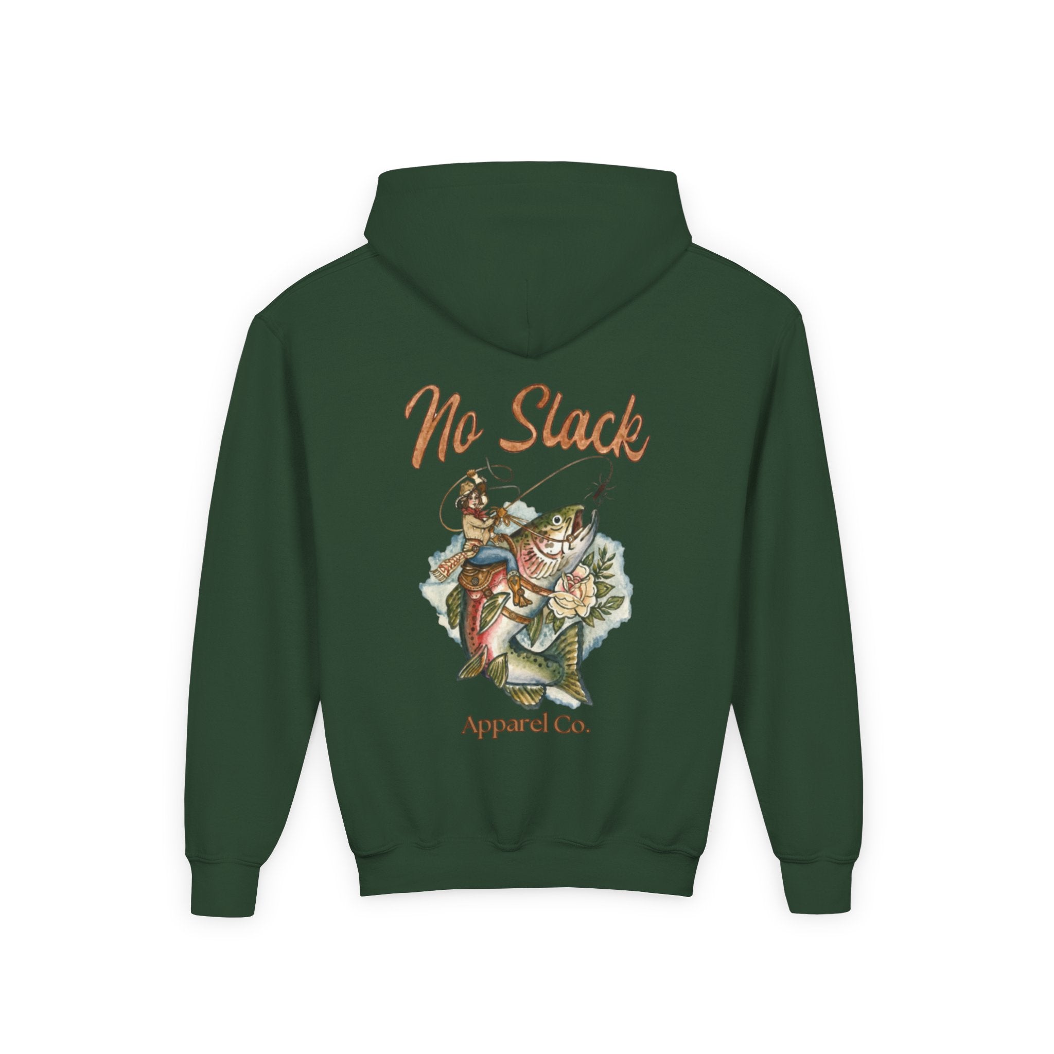 Cowgirl Trout Youth Hooded Sweatshirt