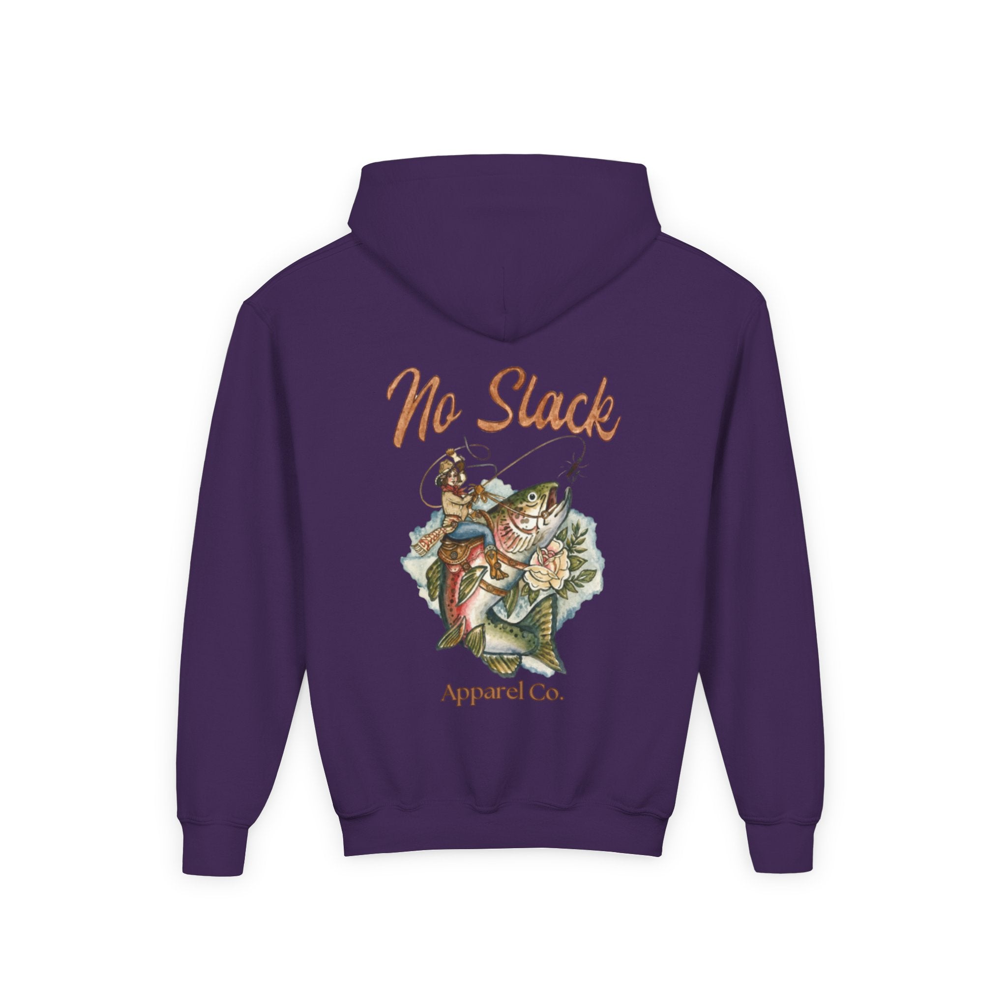 Cowgirl Trout Youth Hooded Sweatshirt