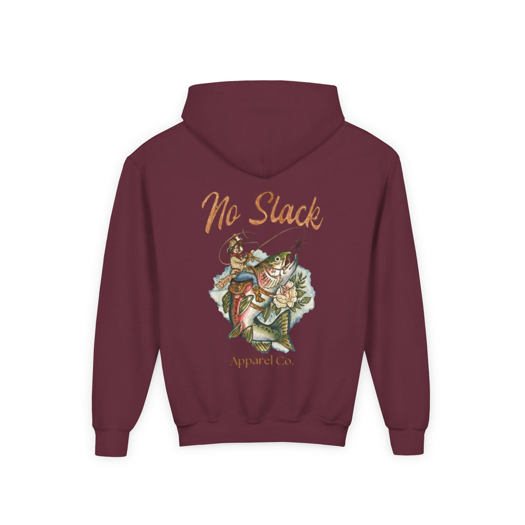 Cowgirl Trout Youth Hooded Sweatshirt