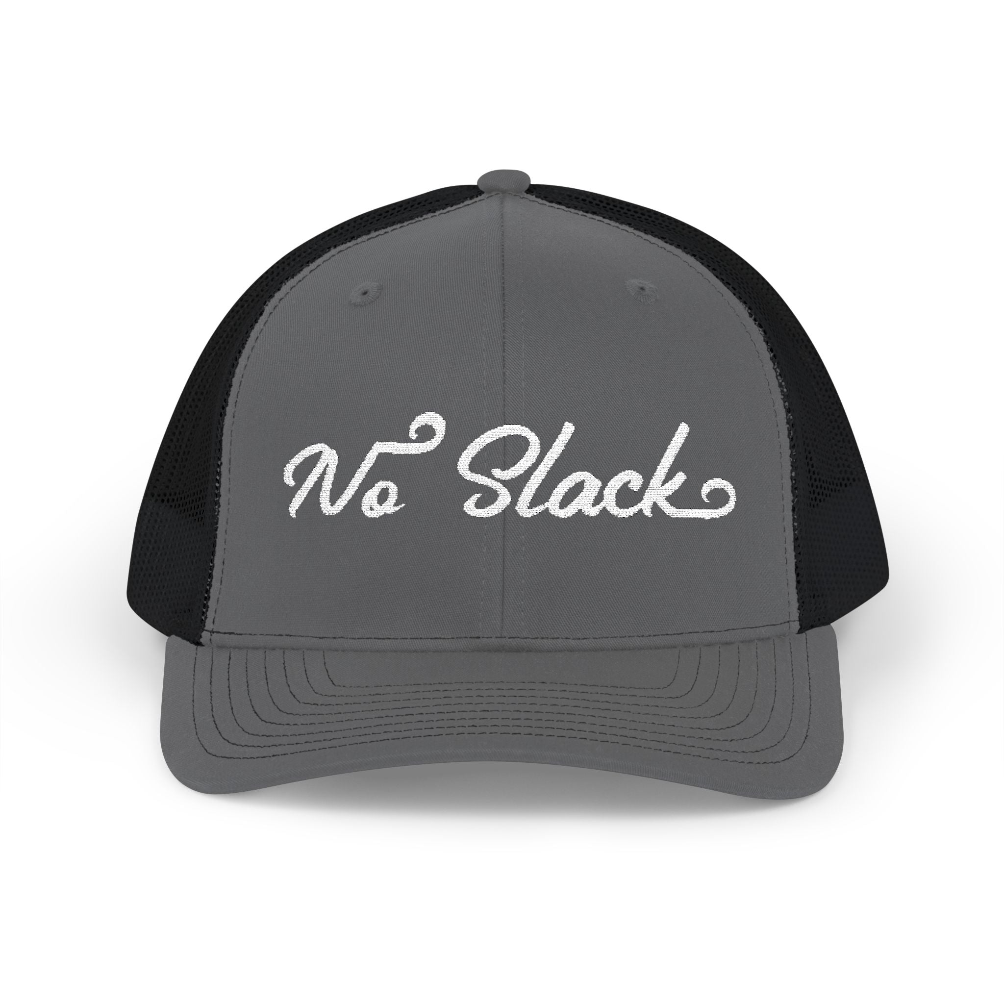 No Slack Embroidered Trucker Cap