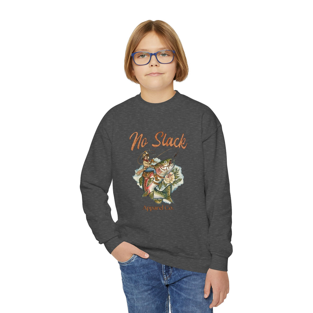 Cowgirl Trout Youth Crewneck