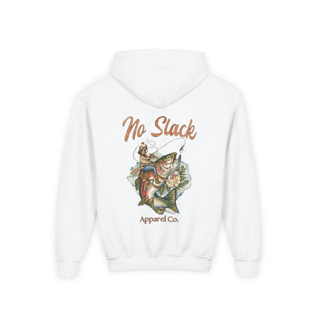 Cowgirl Trout Youth Hooded Sweatshirt