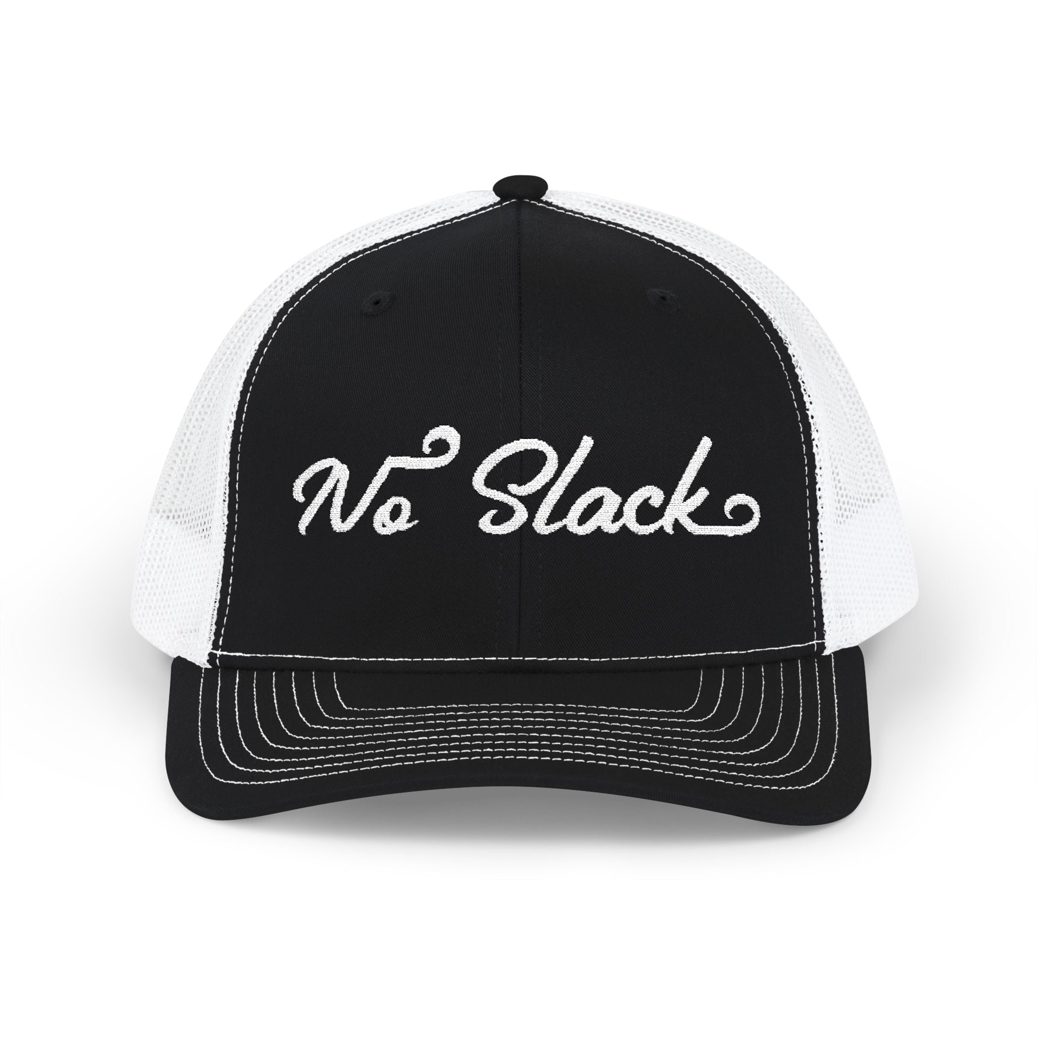 No Slack Embroidered Trucker Cap
