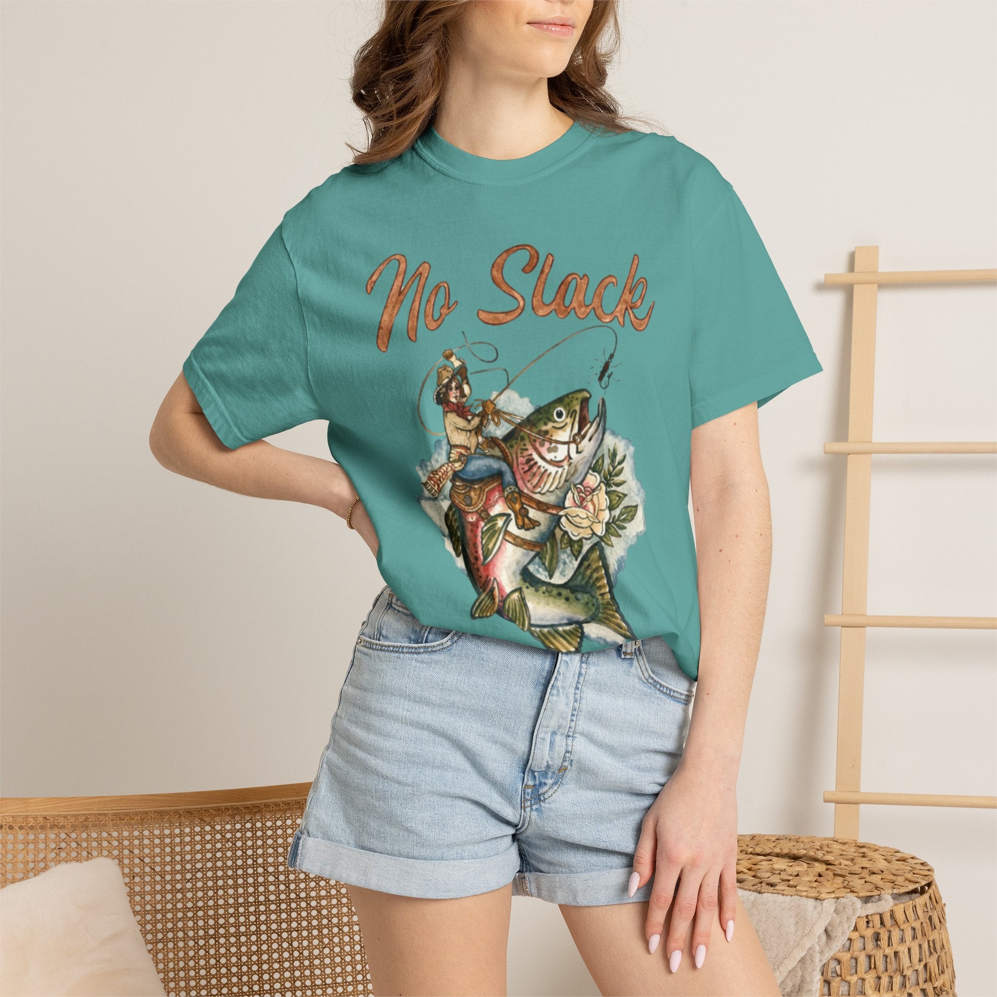 Cowgirl Trout Cotton Tshirt