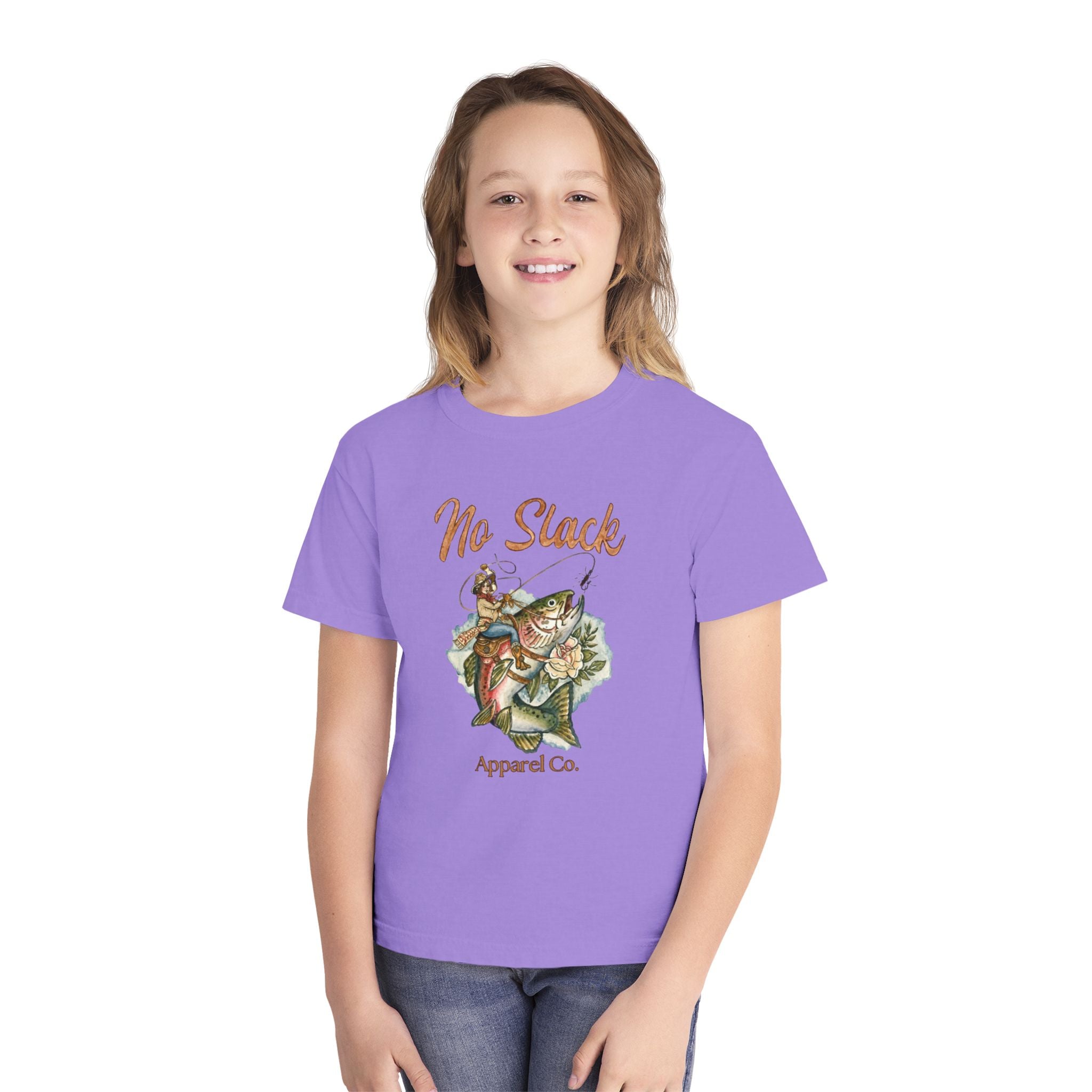 Cowgirl Trout Youth Cotton Tshirt