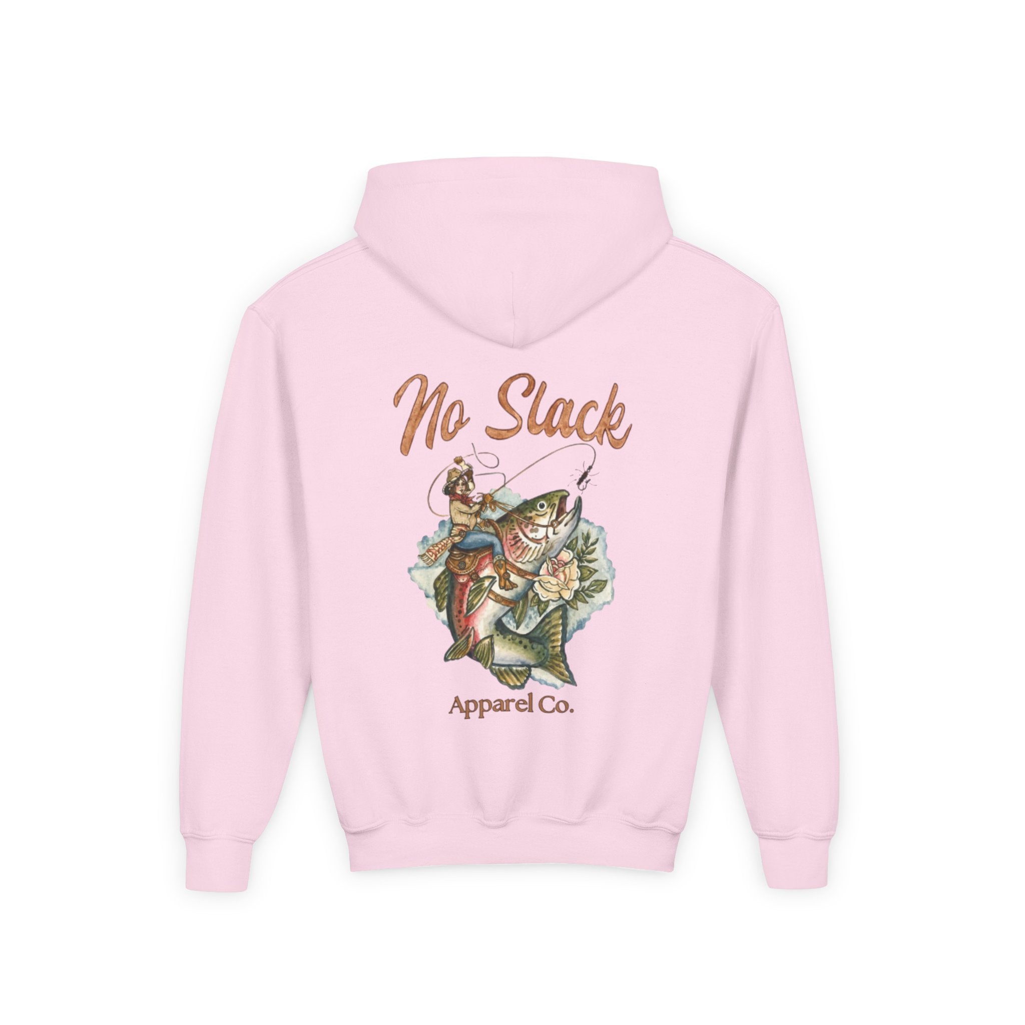 Cowgirl Trout Youth Hooded Sweatshirt